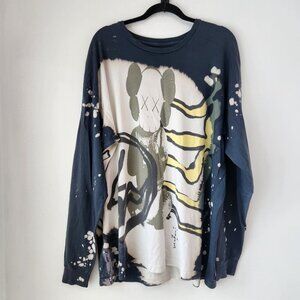 Cactus Jack Travis Scott x Kaws for Fragment Long Sleeve Shirt Tee Graphic XL